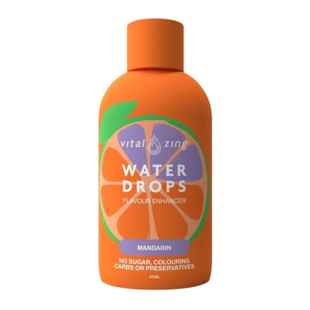 GIỌT NƯỚC TRÁI CÂY KHÔNG ĐƯỜNG Vital Zing Water Drops Flavour Enhancer, Tropical - Black Cherry - Tropical Fruit, 45ml