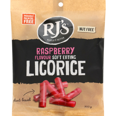 KẸO DẺO CAM THẢO ĐA SẮC RJ’s Licorice Smallsorts, KHÔNG HẠT Nut Free – KHÔNG DẦU CỌ Palm Oil Free, 180g