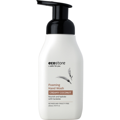 BỌT RỬA TAY Ecostore Foaming Hand Wash, KEM DỪA Creamy Coconut DƯỠNG DA & CẤP ẨM, 250ml