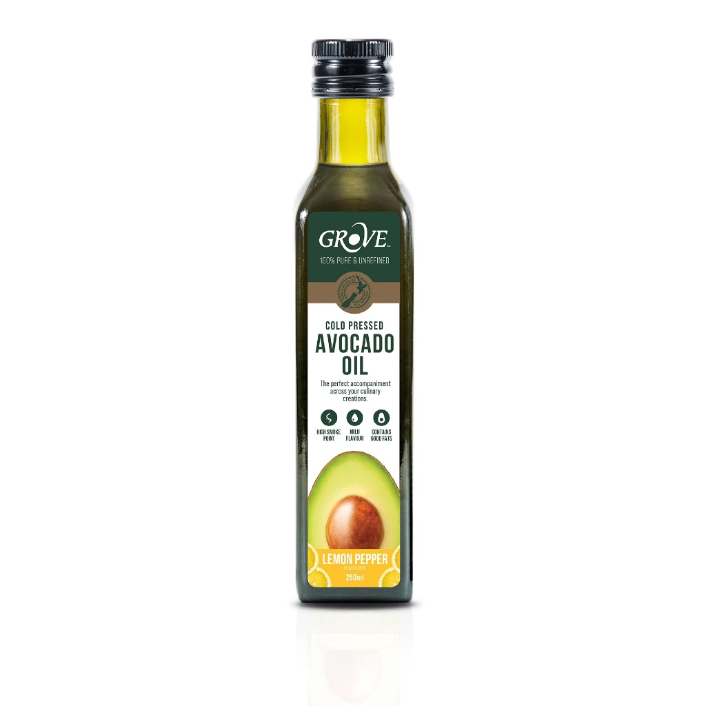 DẦU BƠ NGUYÊN CHẤT - TINH KHIẾT ÉP LẠNH The Grove Gourmet Avocado Oil Extra Virgin Cold Pressed, 250ml - 500ml