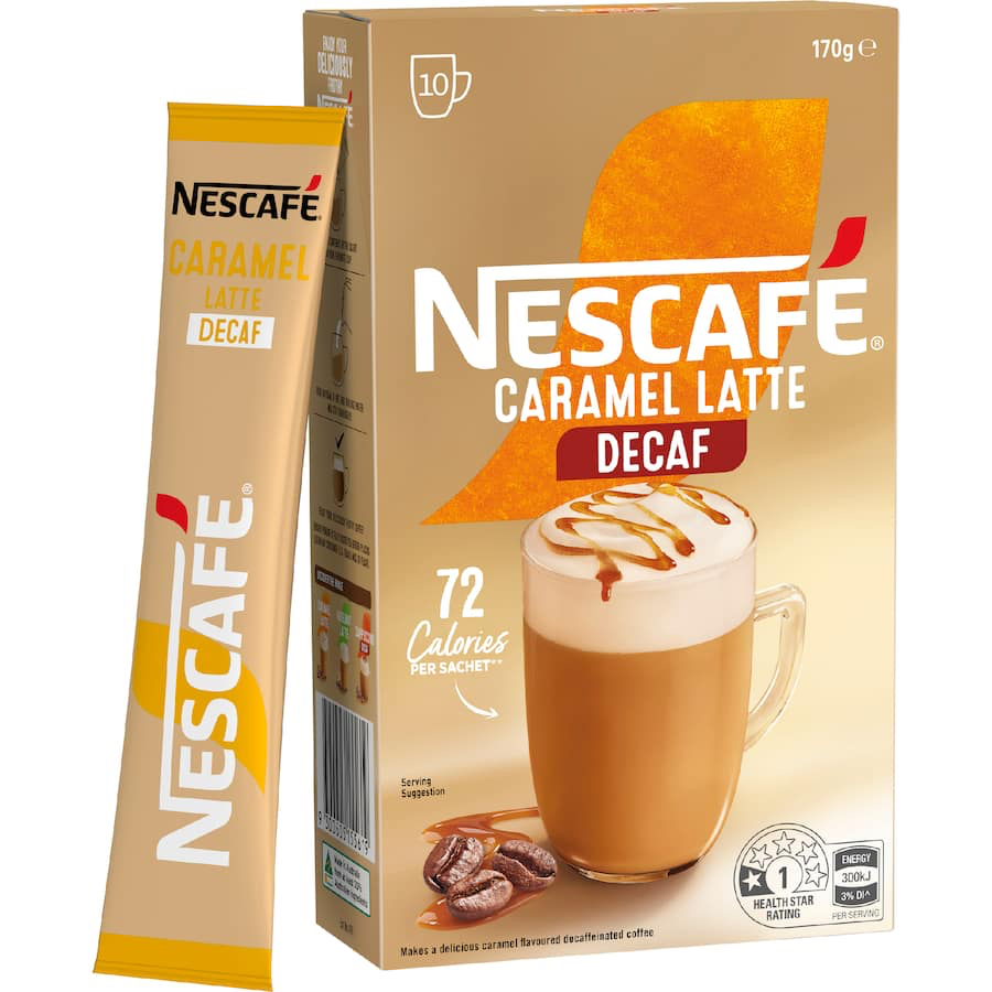 HỘP 10 GÓI Nescafe Cafe Menu Coffee Sachets Capuchino – Caramel – Hazelnut –  Mocha – Vanilla