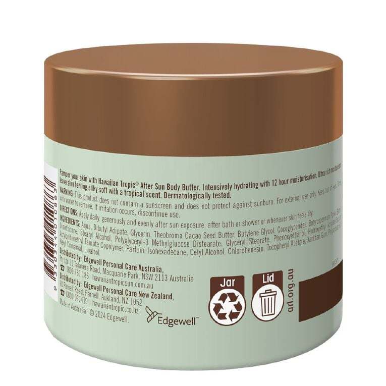 BƠ DƯỠNG ẨM - PHỤC HỒI SAU NẮNG Hawaiian Tropic After Sun Body Butter, GIỮ ẨM SUỐT 12 GIỜ, 200ml