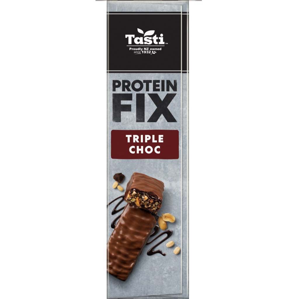 HỘP 5 THANH ĂN VẶT Tasti Protein FIX 5 x 45g – GIÀU ĐẠM, ÍT NGÁN, NẠP NĂNG LƯỢNG CỰC ĐỈNH, 225g