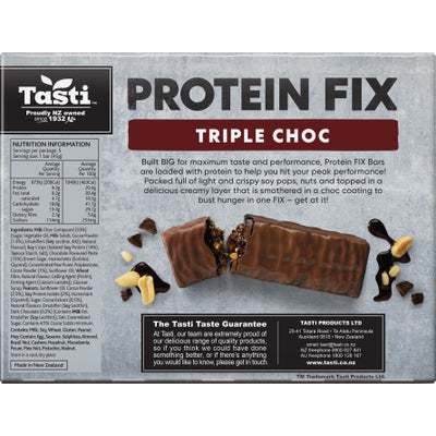 HỘP 5 THANH ĂN VẶT Tasti Protein FIX 5 x 45g – GIÀU ĐẠM, ÍT NGÁN, NẠP NĂNG LƯỢNG CỰC ĐỈNH, 225g