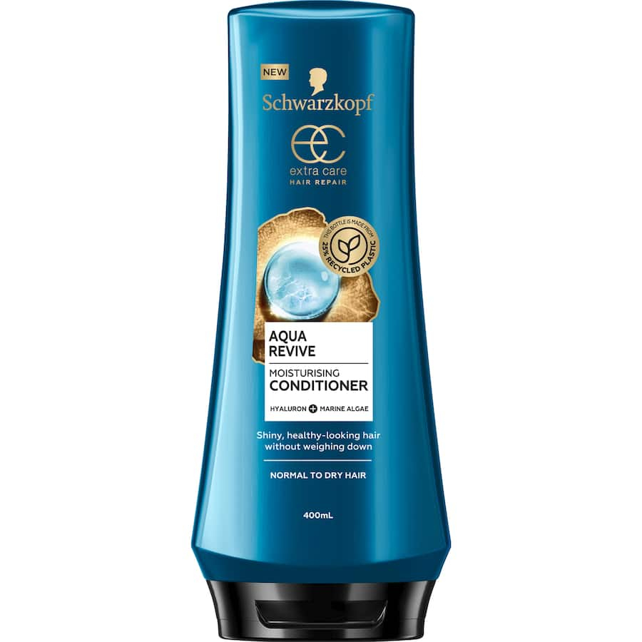 DẦU GỘI Schwarzkopf Extra Care Aqua Revive – Cấp Ẩm Sâu, Tóc Mềm Mượt & Bóng Khỏe, 400ml