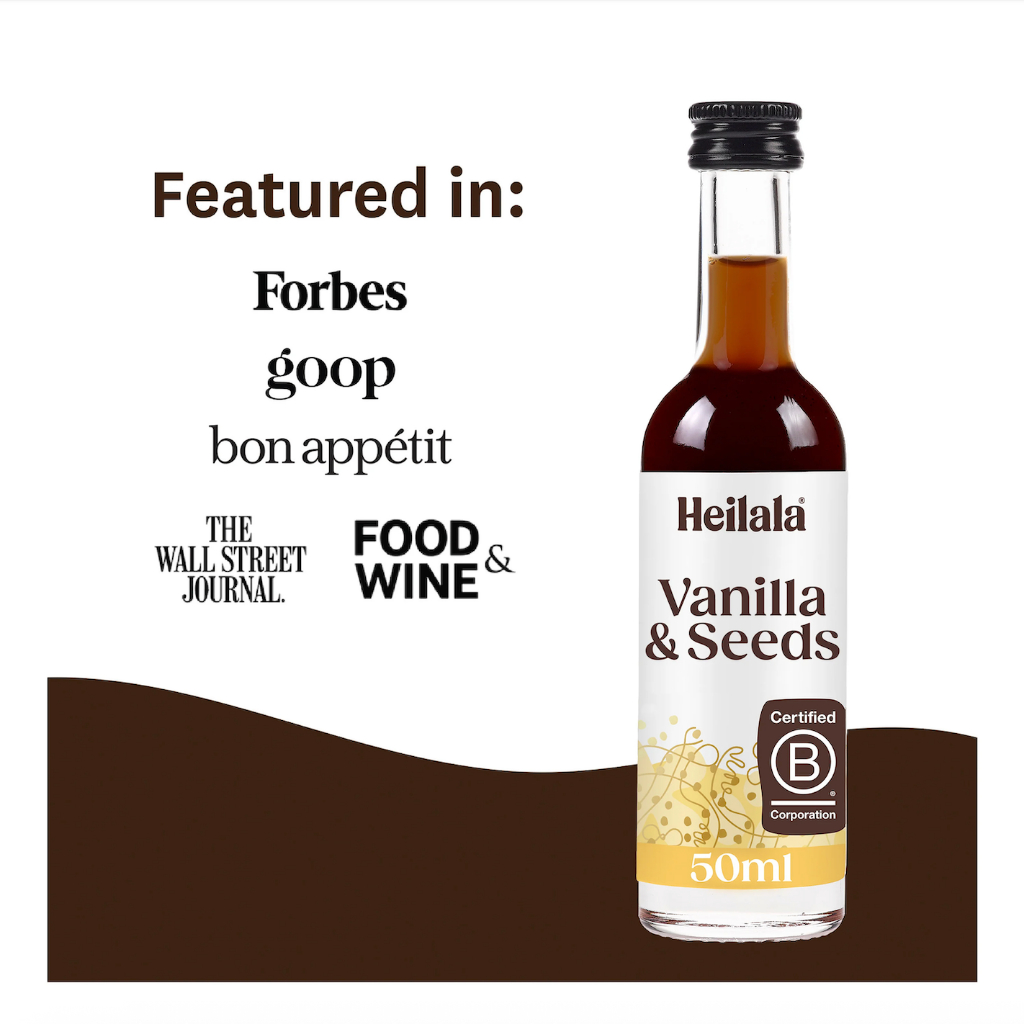 TINH CHẤT VANI Heilala Vanilla Extract Seeds – Vani Nguyên Chất Có Hạt, Làm Bánh & Pha Chế, 50ml
