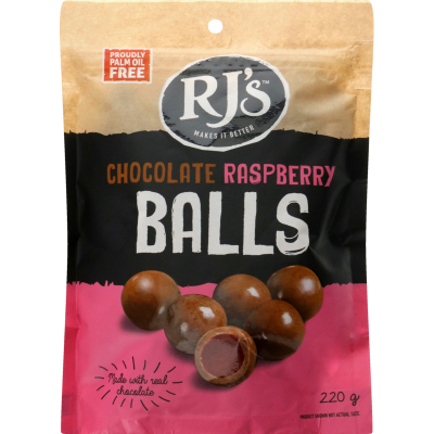 SOCOLA BỌC CAM THẢO DẺO RJ's Dark Chocolate Licorice Bullets, 200g