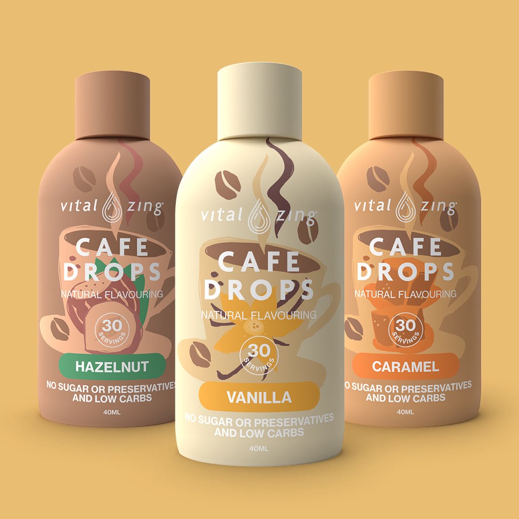 GIỌT CAFE Vital Zing Cafe Drops, KHÔNG ĐƯỜNG - TĂNG HƯƠNG VỊ, 40ml