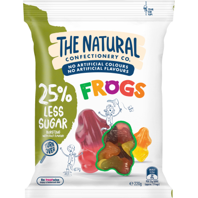 [Hàng Úc] KẸO DẺO ÍT ĐƯỜNG - ĂN CHAY HÌNH THÙ ĐA DẠNG The Natural Confectionery Jellies, 25%-50% LESS SUGAR - VEGAN