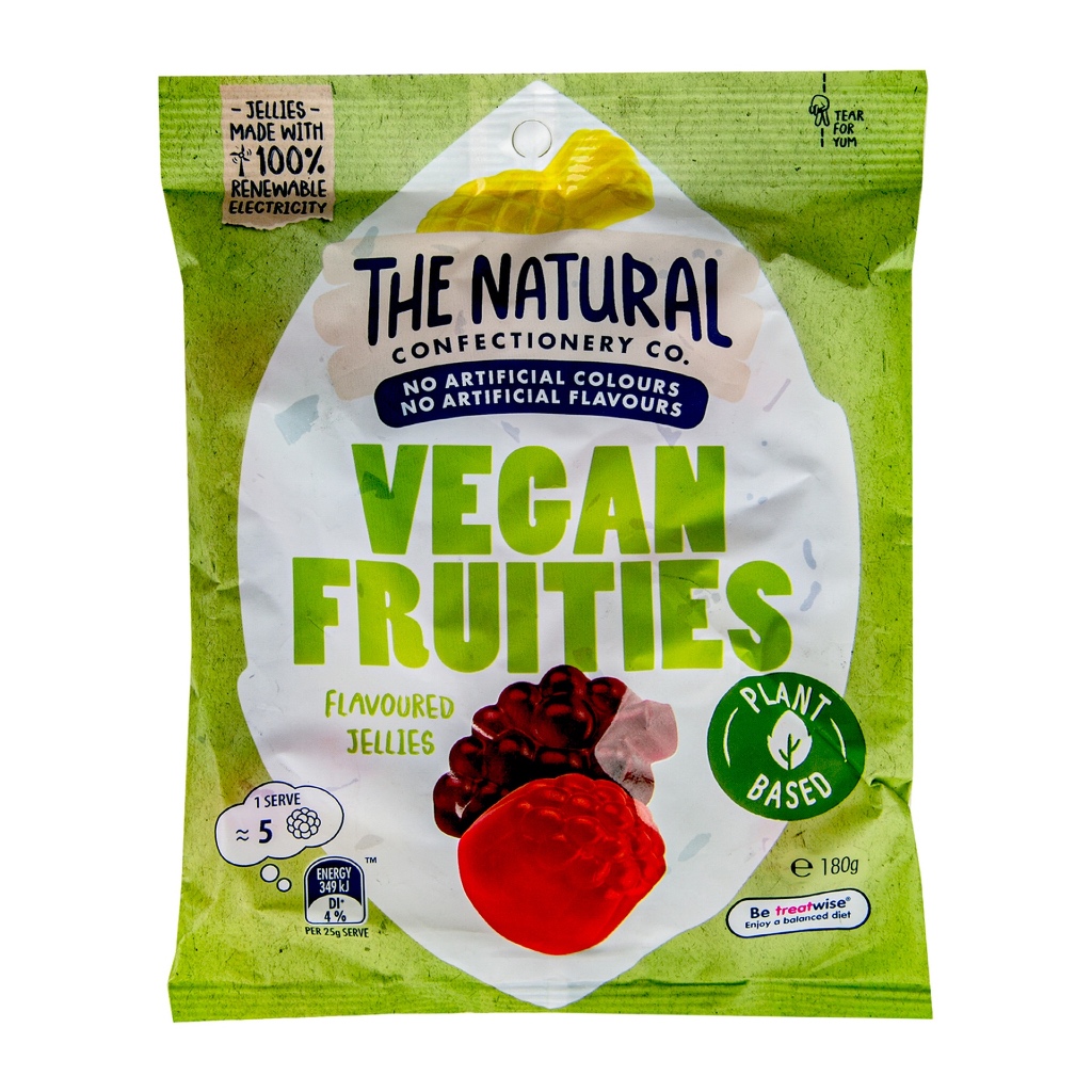 [Hàng Úc] KẸO DẺO ÍT ĐƯỜNG - ĂN CHAY HÌNH THÙ ĐA DẠNG The Natural Confectionery Jellies, 25%-50% LESS SUGAR - VEGAN