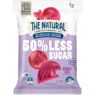 [Hàng Úc] KẸO DẺO ÍT ĐƯỜNG - ĂN CHAY HÌNH THÙ ĐA DẠNG The Natural Confectionery Jellies, 25%-50% LESS SUGAR - VEGAN