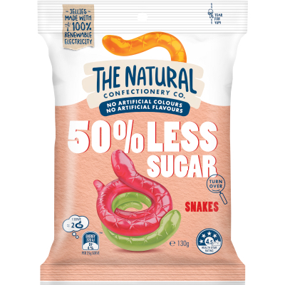 [Hàng Úc] KẸO DẺO ÍT ĐƯỜNG - ĂN CHAY HÌNH THÙ ĐA DẠNG The Natural Confectionery Jellies, 25%-50% LESS SUGAR - VEGAN