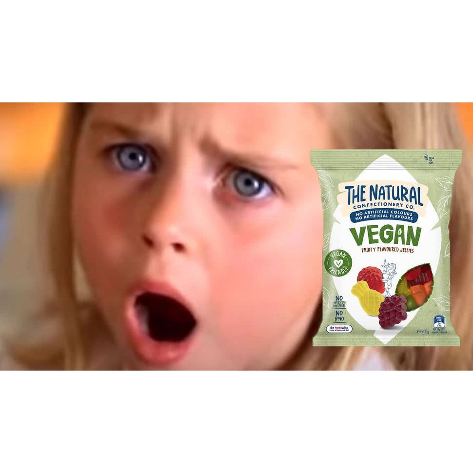 [Hàng Úc] KẸO DẺO ÍT ĐƯỜNG - ĂN CHAY HÌNH THÙ ĐA DẠNG The Natural Confectionery Jellies, 25%-50% LESS SUGAR - VEGAN