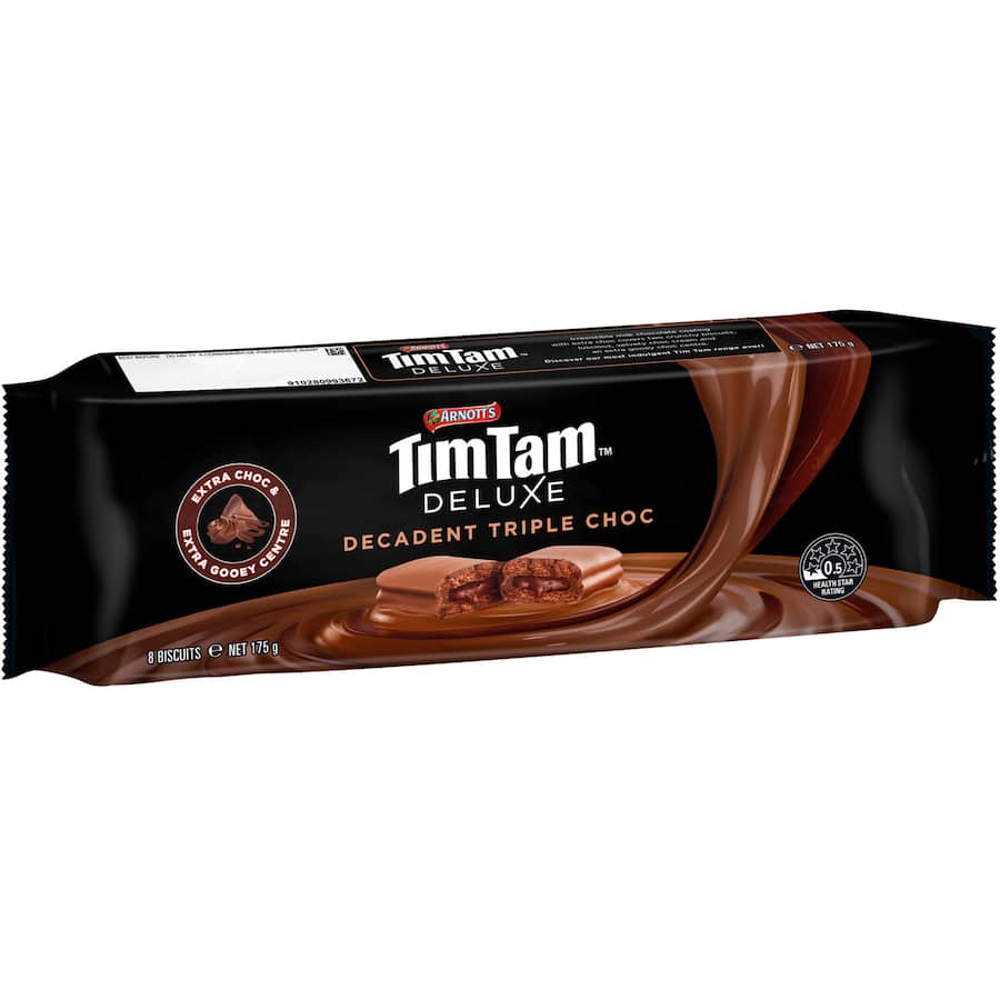 [Dòng DELUX] BÁNH QUY PHỦ SOCOLA Arnott's Tim Tam Chocolate Biscuits, Mint-Cafe-Salted Caramel, 175g