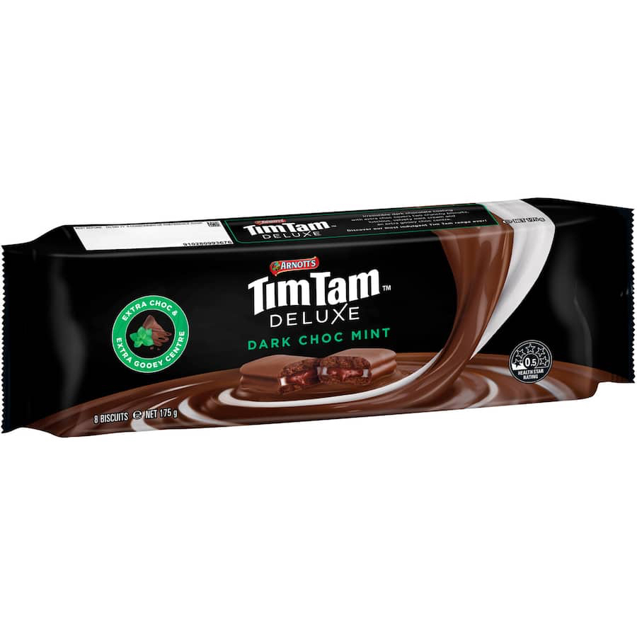 [Dòng DELUX] BÁNH QUY PHỦ SOCOLA Arnott's Tim Tam Chocolate Biscuits, Mint-Cafe-Salted Caramel, 175g