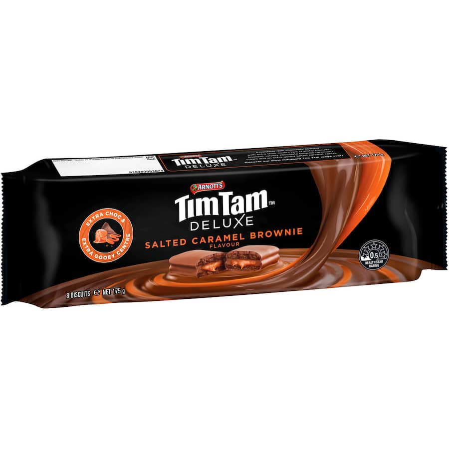 [Dòng DELUX] BÁNH QUY PHỦ SOCOLA Arnott's Tim Tam Chocolate Biscuits, Mint-Cafe-Salted Caramel, 175g