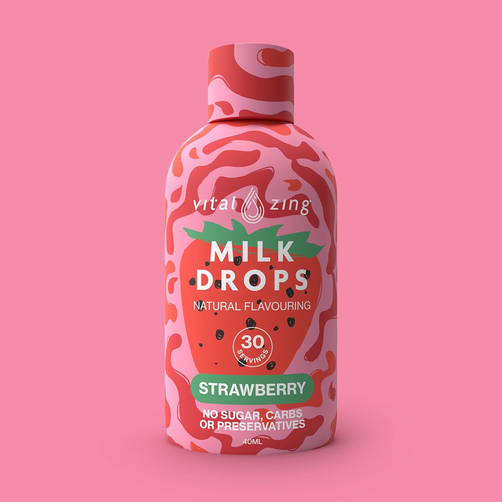 GIỌT MILK DROPS VITAL ZING KHÔNG ĐƯỜNG - TĂNG HƯƠNG VỊ sữa, yoghurt, cafe, làm bánh, kem, No Sugar, No/Low Carbs, 40ml