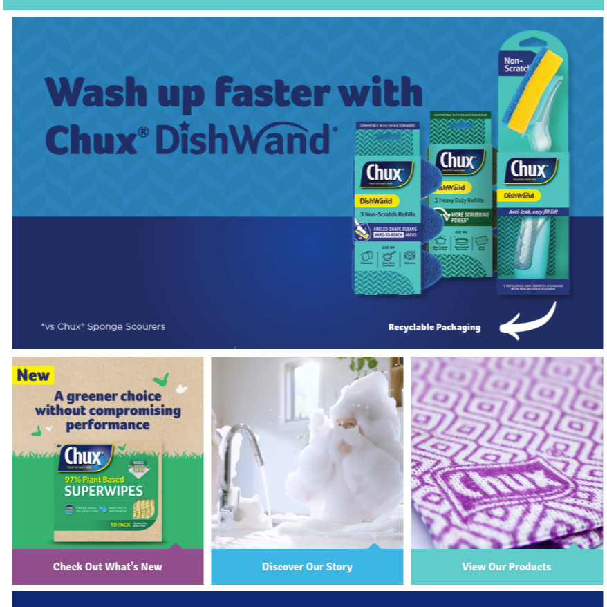 LẺ 1 KHĂN LAU BỤI - BẨN - DẦU MỠ 97% THỰC VẬT Chux Superwipes Plant Based Cleaning Cloths, 60x28cm