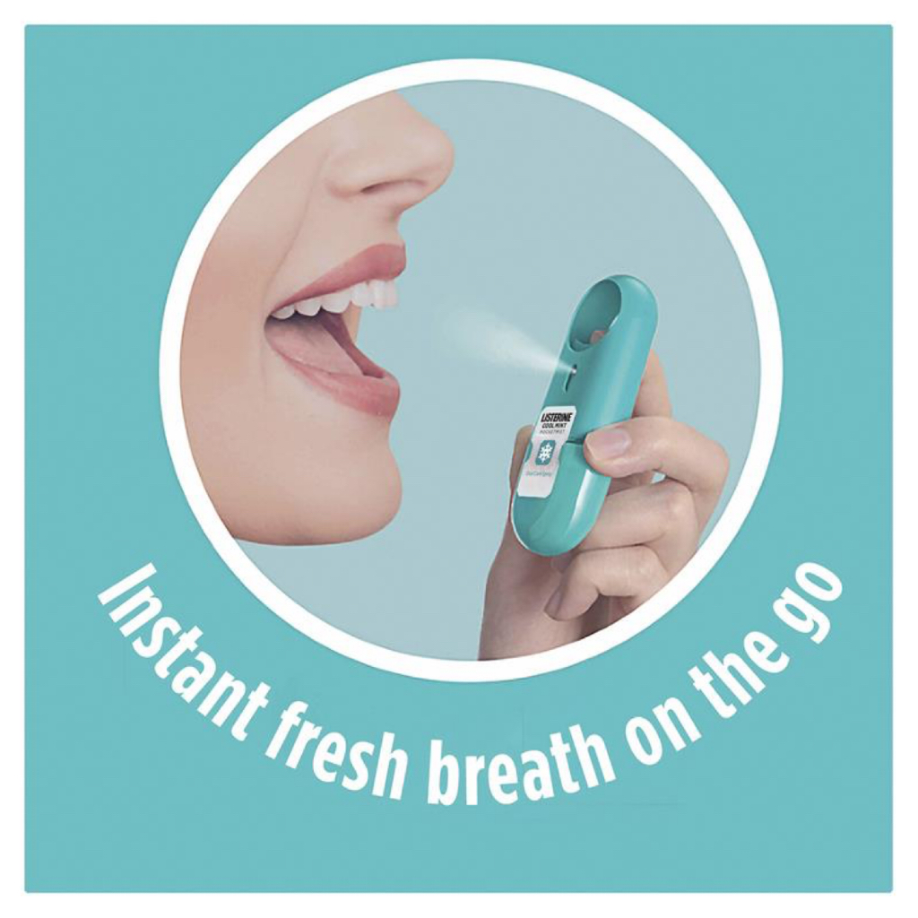 XỊT THƠM MIỆNG Listerine PocketMist Cool Mint / Freshburst, 7.7ml (140 lần xịt / Sprays)
