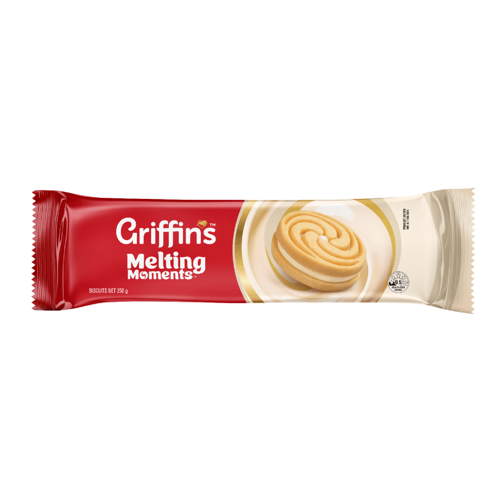 BÁNH QUY MỀM TAN / CHUA NGỌT MẶN Griffin's Melting Moments / Lemon Treats Biscuits, 250g