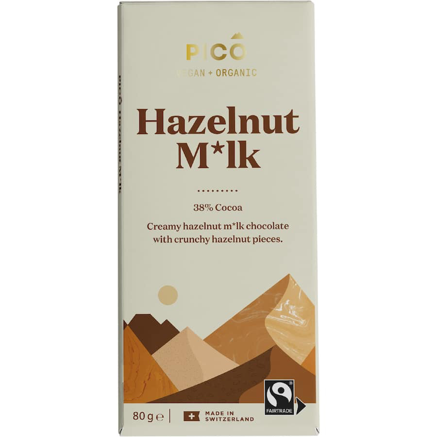 THANH SOCOLA THỤY SĨ - HỮU CƠ Pico Organic Chocolate Bar, Sea Salt, 80g