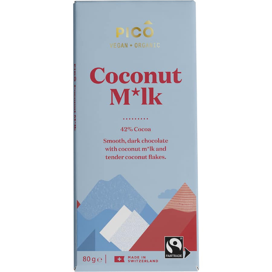 THANH SOCOLA THỤY SĨ - HỮU CƠ Pico Organic Chocolate Bar, Sea Salt, 80g