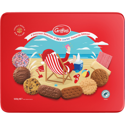 HỘP 9 LOẠI BÁNH QUY New Zealand Griffin's Assorted, Favourites / Sampler Biscuits, 500g-1kg