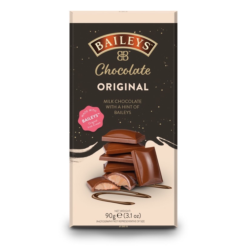 [Hàng Ireland] THANH SOCOLA SỮA NHÂN KEM VỊ Baileys ORIGINAL CHOCOLATE, 90g