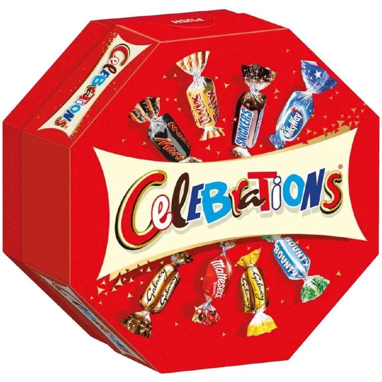 MIX / SOCOLA NHÂN MẠCH NHA Mars / Celebrations Maltesers Milk Chocolate Honeycomb, 310g