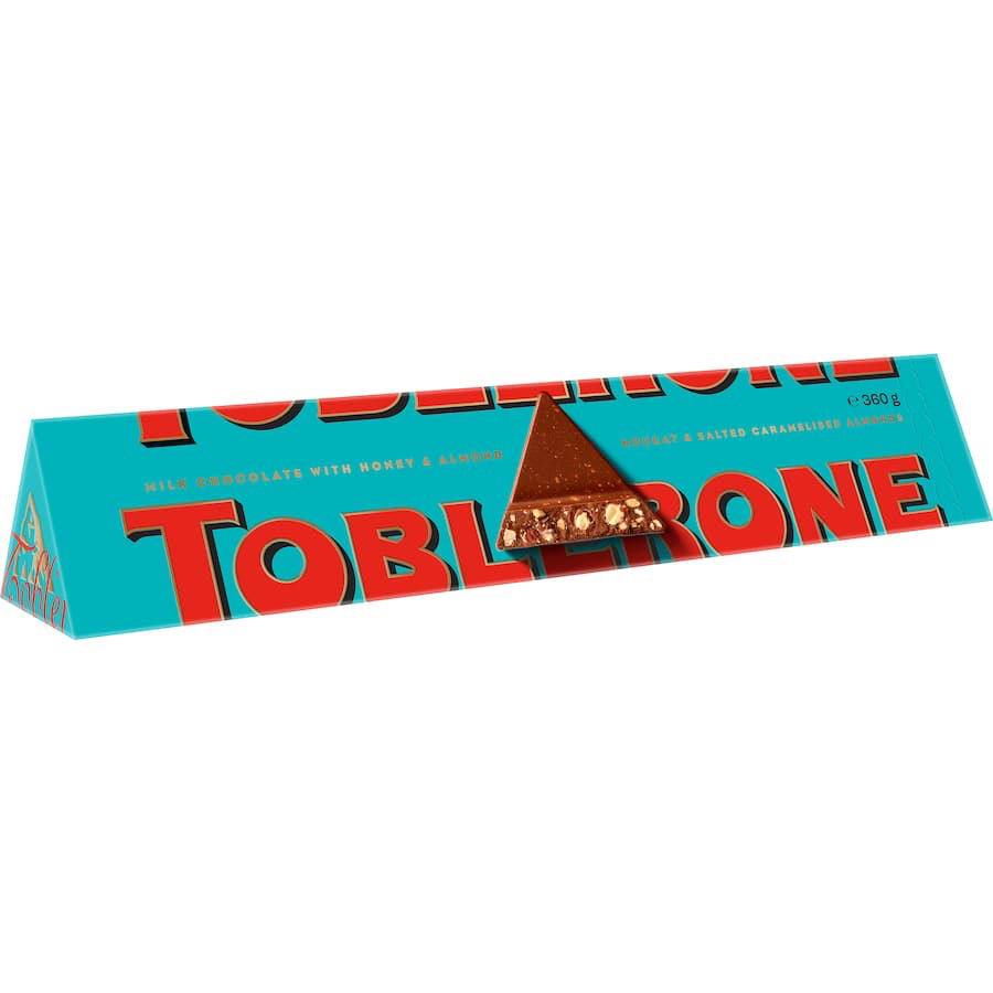 [Hàng Thụy Sĩ] THANH SOCOLA TAM GIÁC TRỨ DANH Toblerone CHOCOLATE Block / ORANGE, ALMOND, 340g-360g