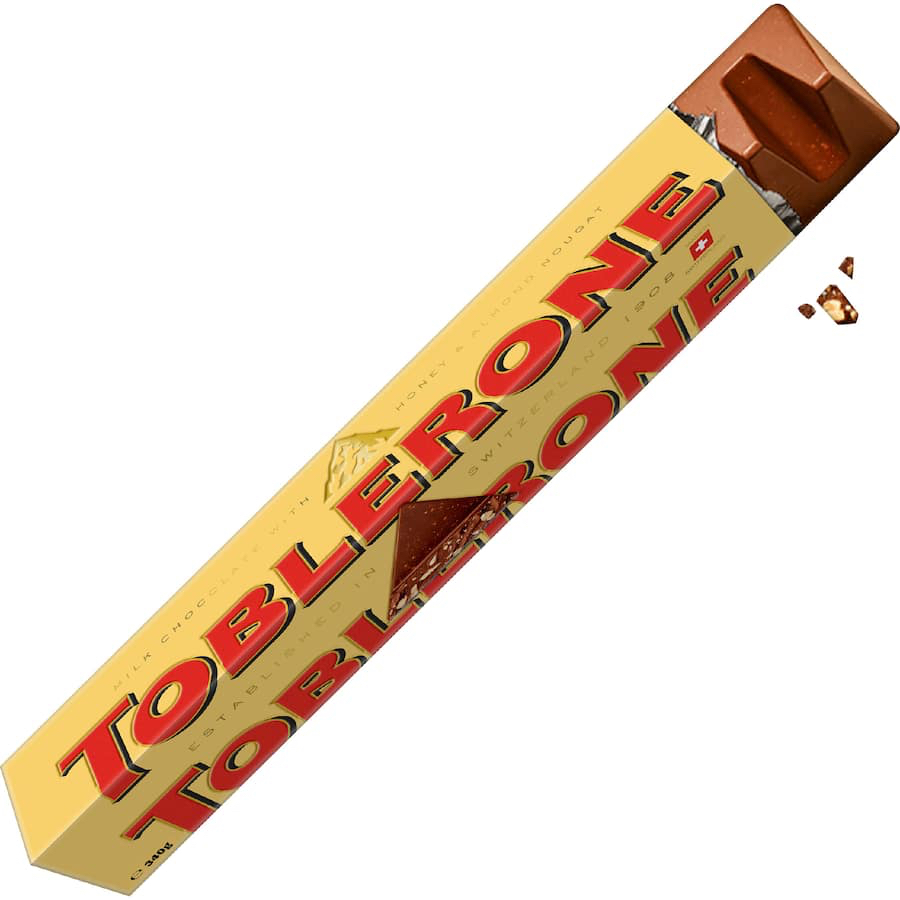 [Hàng Thụy Sĩ] THANH SOCOLA TAM GIÁC TRỨ DANH Toblerone CHOCOLATE Block / ORANGE, ALMOND, 340g-360g
