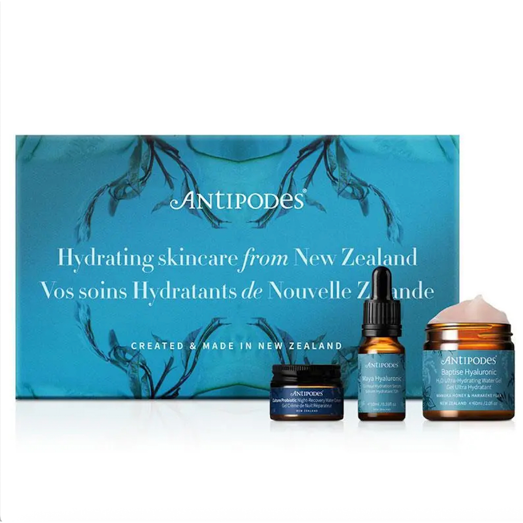 BỘ QUÀ TẶNG SÁNG DA / DƯỠNG ẨM Vi.ta.min C TỰ NHIÊN  - THUẦN CHAY Antipodes – Da Sáng Khỏe Rạng Rỡ