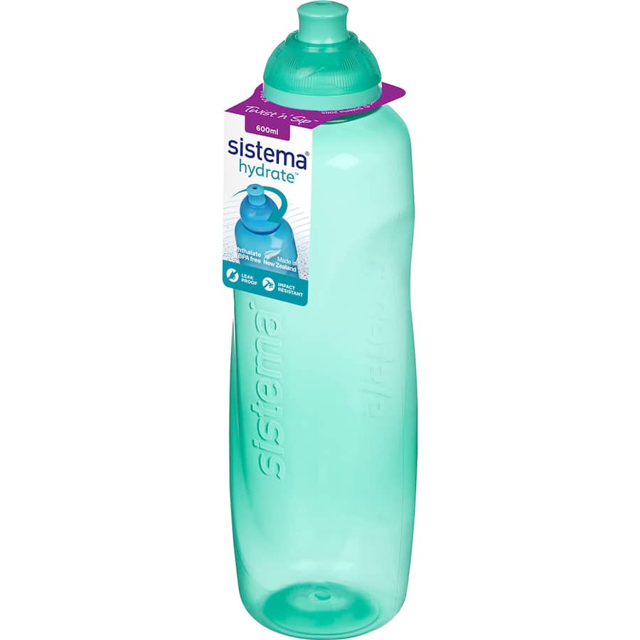 BÌNH NƯỚC UỐNG NHANH TRỰC TIẾP Sistema Hydrate Twist N Sip, 380ml - 600ml