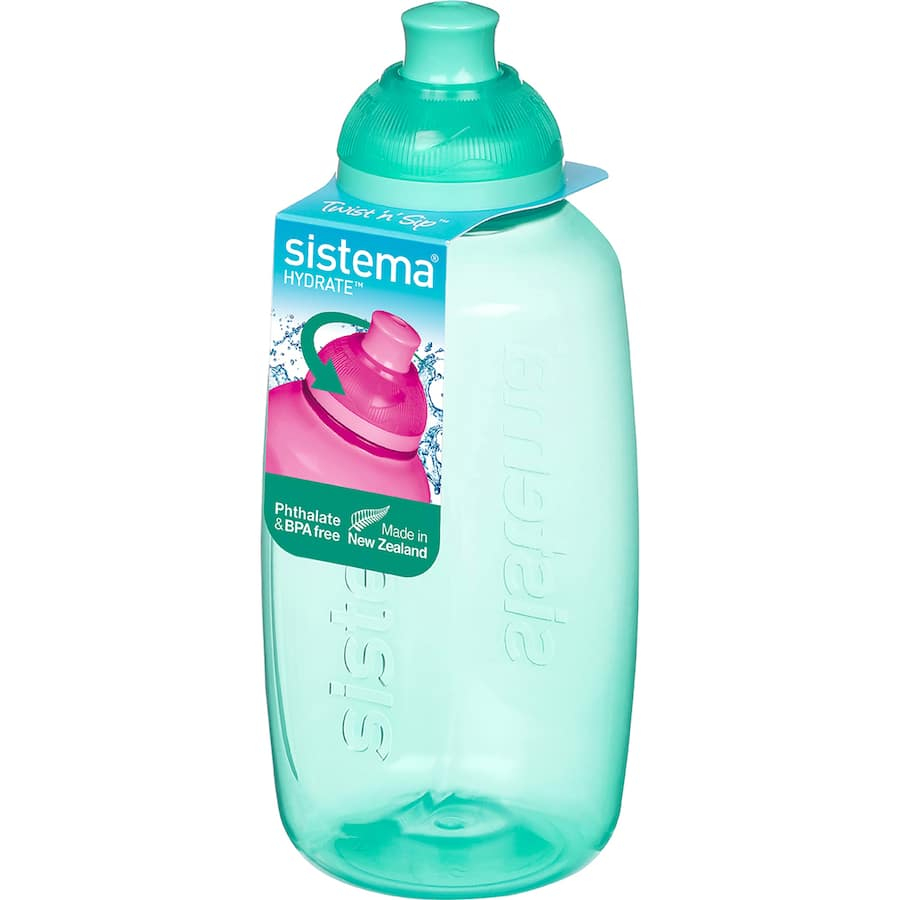 BÌNH NƯỚC UỐNG NHANH TRỰC TIẾP Sistema Hydrate Twist N Sip, 380ml - 600ml