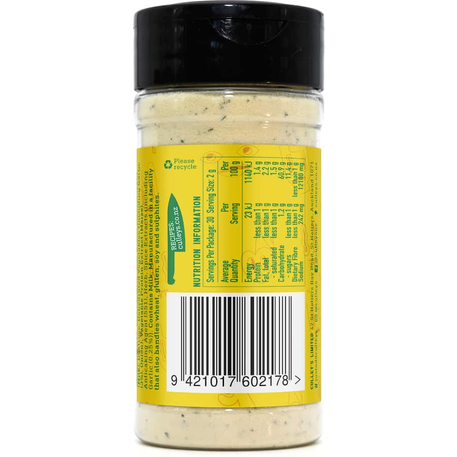 GIA VỊ BƠ TỎI Culley’s Kitchen Garlic Butter – Lọ Rắc Tiện Dụng, 60g