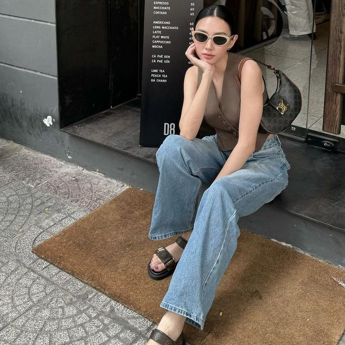 Áo gile croptop Chililuu áo gile vạt chéo hở nách cách tân phong cách cá tính sang chảnh