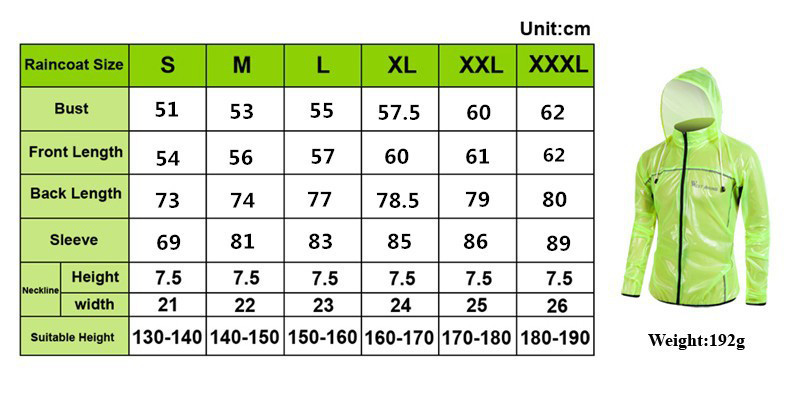 Áo Mưa Xe Đạp WEST BIKING