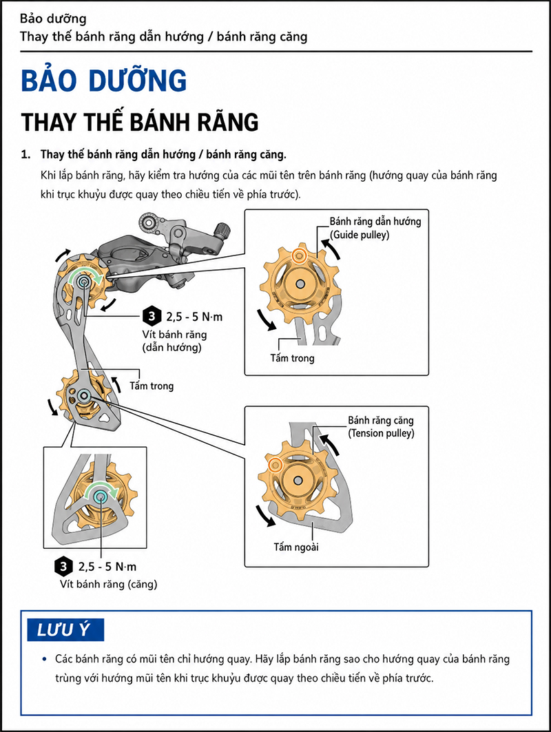 Bánh Răng Củ Đề Xe Đạp SHIMANO 105 RD R7000/ R5800/ M7000/ M6000 / U5000 11T