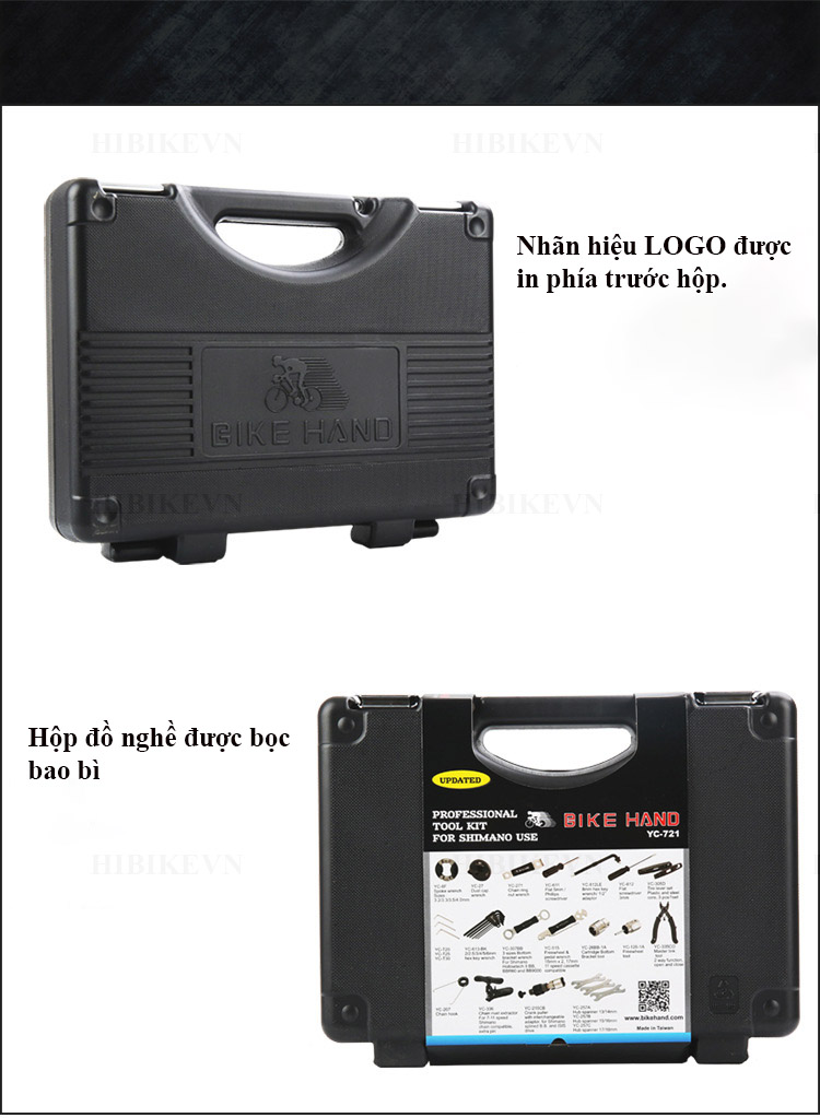 Bộ đồ nghề sửa xe đạp BIKE HAND YC-721