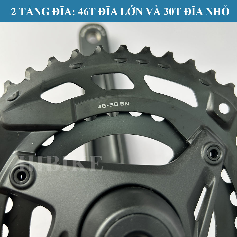 Giò Dĩa Xe Đạp SHIMANO CUES FC-U6000 46-30T