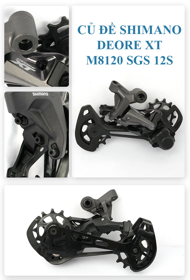 Bộ Group SHIMANO DEORE XT M8100 2X12S