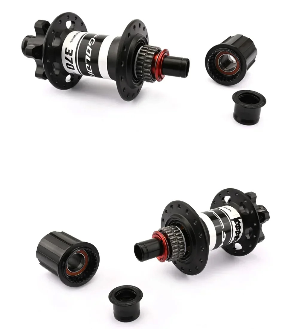 Bộ Hub Xe Đạp GOLDIX M370 BOOST - Phanh Đĩa 6 Ốc - Rachet 60T