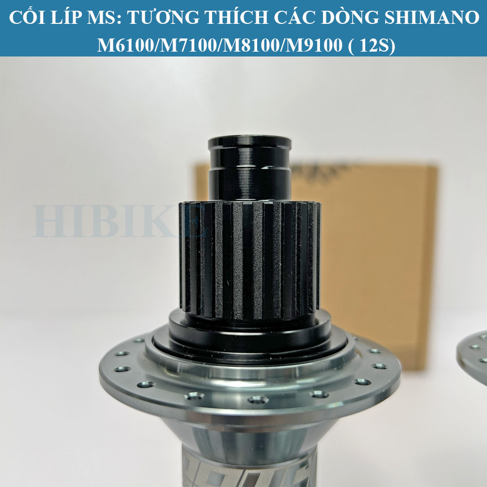 Bộ Hub KOOZER 450 Boost 32 Lỗ  6 Pawls - Phanh Đĩa 6 Ốc - Tăm Móc