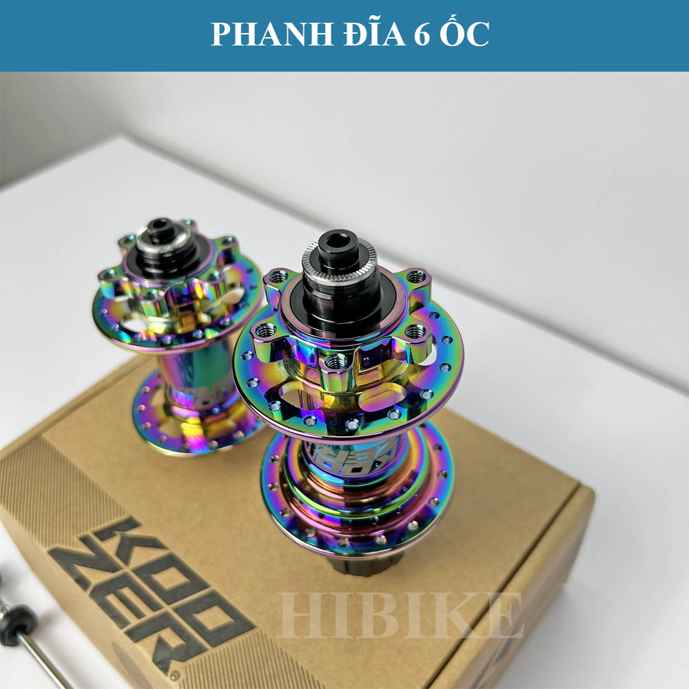Bộ Hub KOOZER XM390 32 Lỗ 6 Pawls TPI - Phanh Đĩa 6 Ốc - Tăm Móc