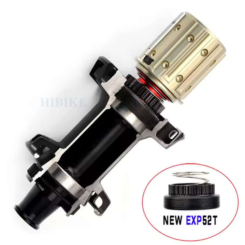 Bộ Hub GOLDIX M180 Ratchet EXP 52T – 28 Lỗ - Phanh Đĩa 6 Ốc