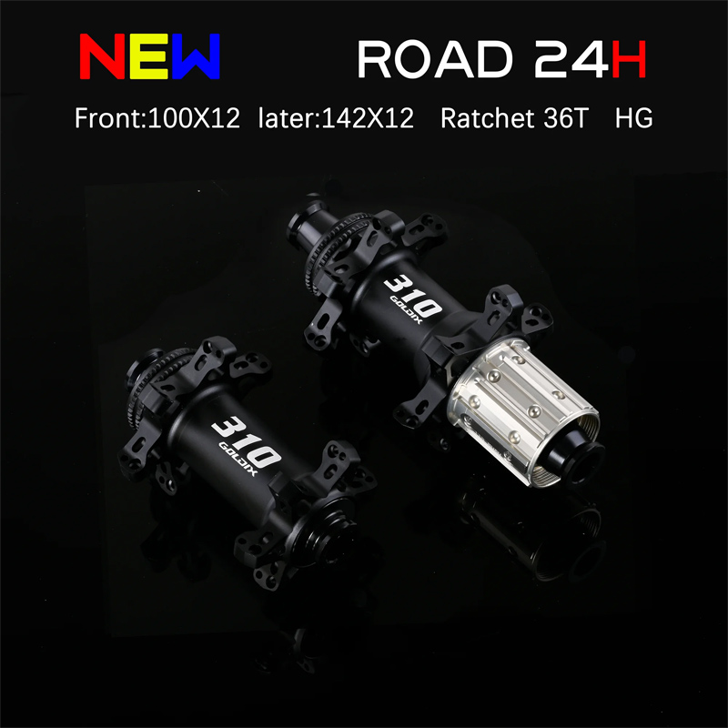 Bộ Hub GOLDIX R310 Ratchet 36T 24H - Phanh Đĩa Centerlock