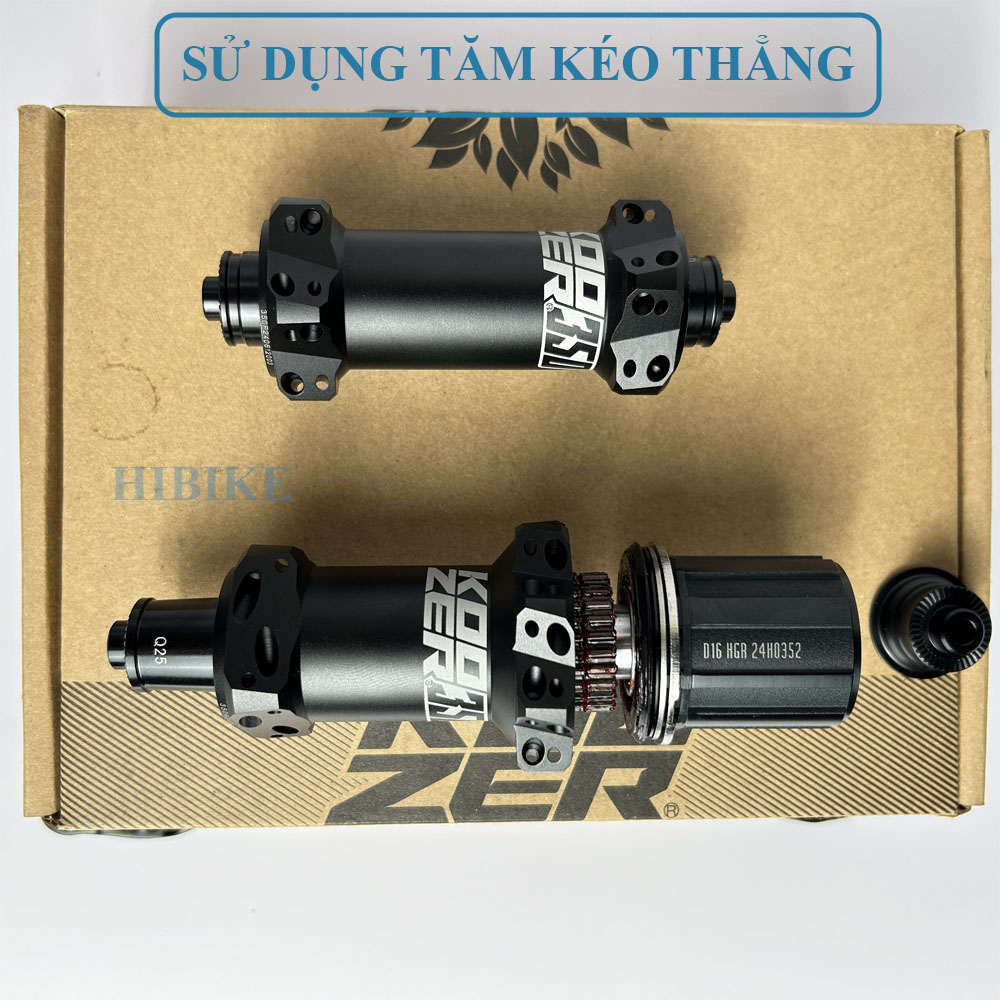 Bộ Hub KOOZER 350 Ratchet 40T 20/24 Lỗ - Phanh V - Tăm Thẳng