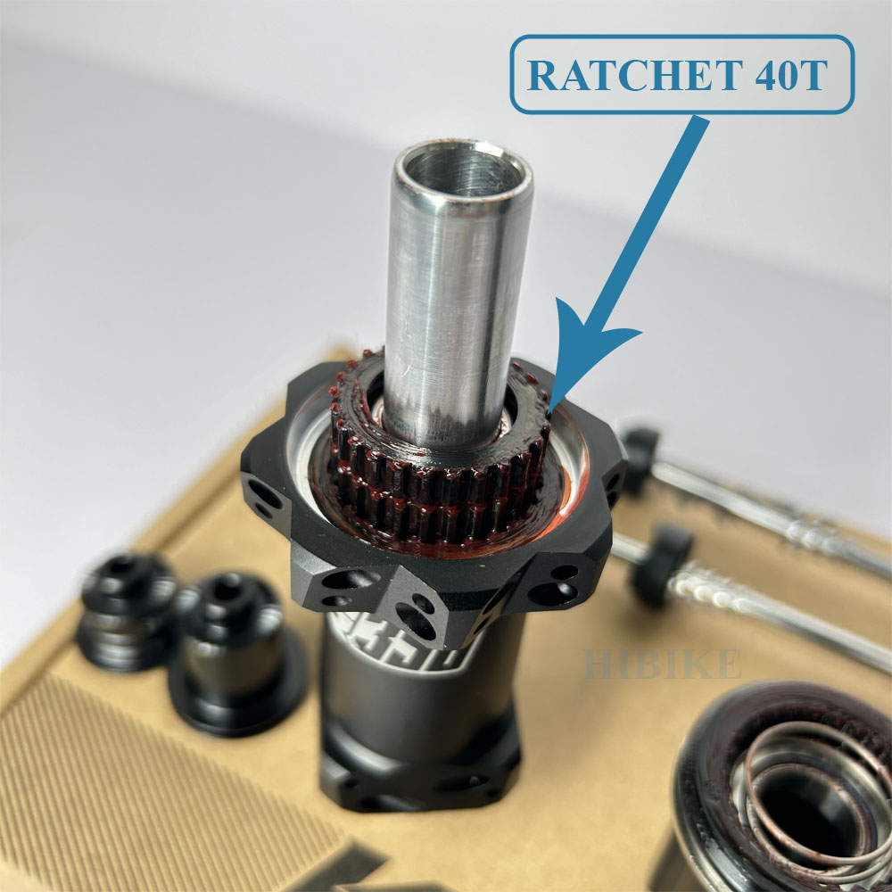 Bộ Hub KOOZER 350 Ratchet 40T 20/24 Lỗ - Phanh V - Tăm Thẳng