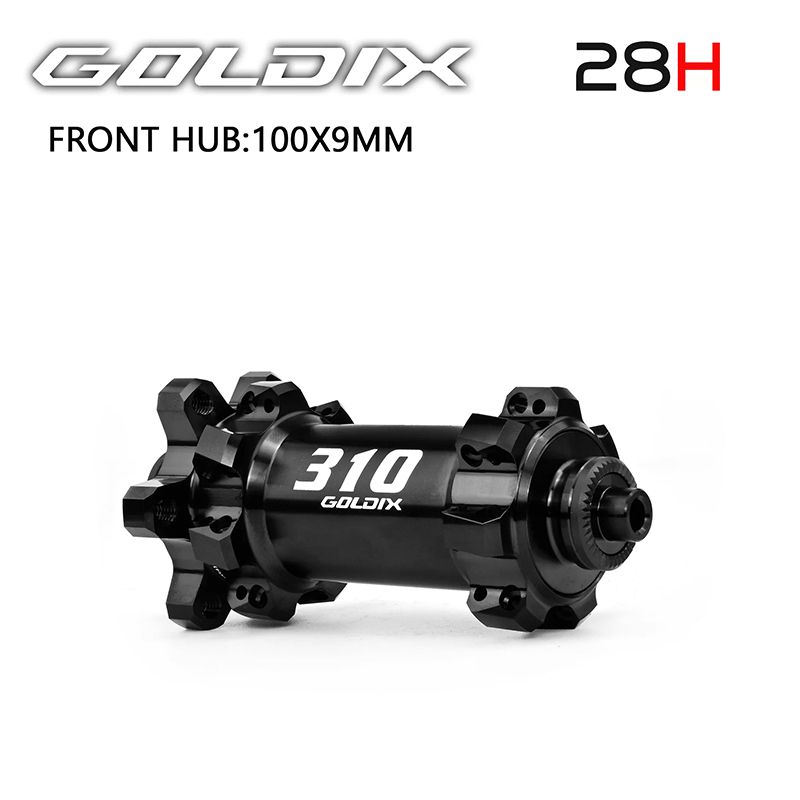 Bộ Hub GOLDIX M310 Ratchet 60t Hình Nón 28H - Phanh Đĩa 6 Ốc
