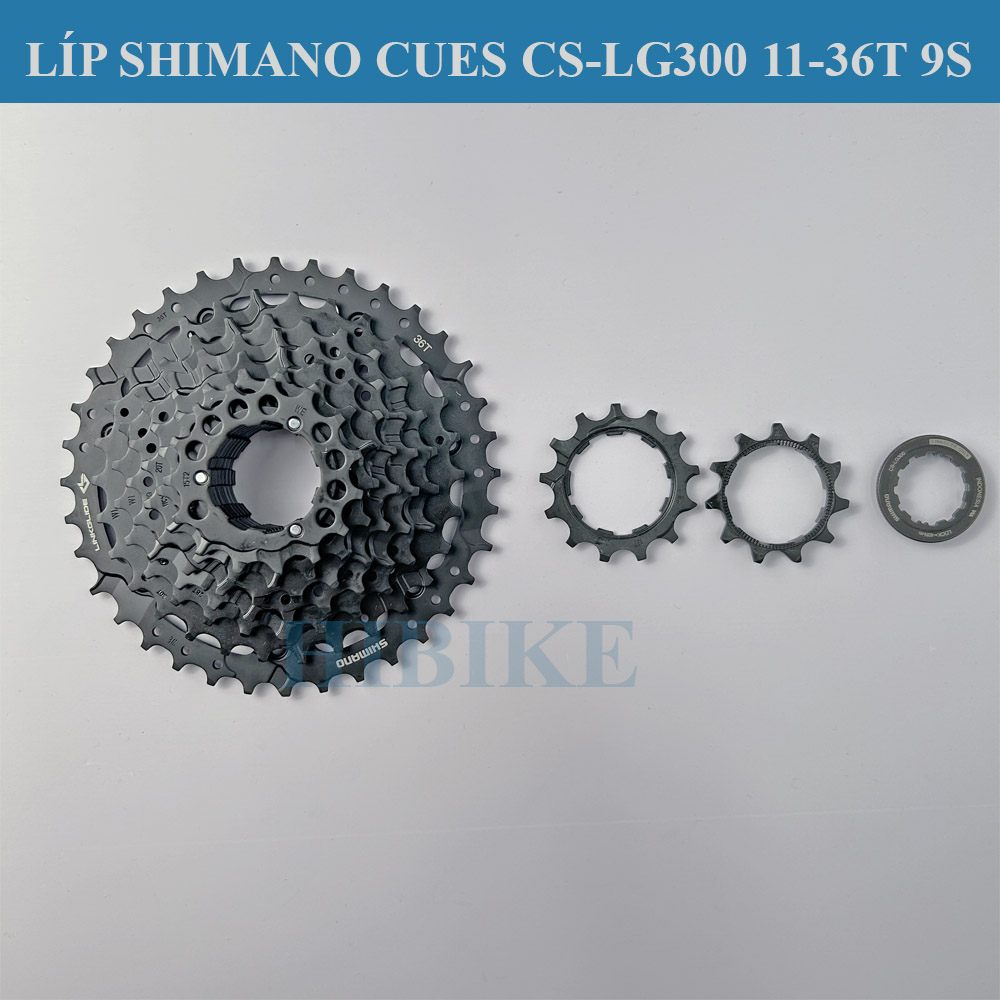 Líp Xe Đạp 9 Tầng SHIMANO CUES LG300 11-36T